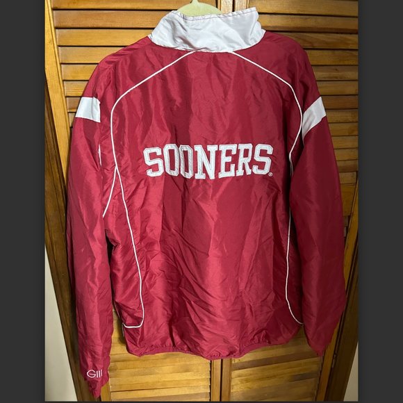 Extra Large Oklahoma University Sports Windbreaker Jacket - Picture 2 of 3